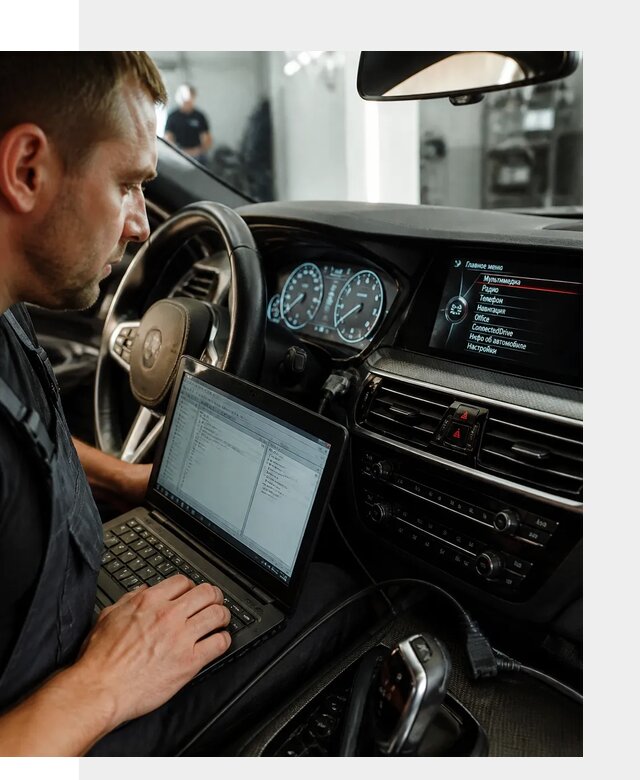 Русификация приборной панели BMW для авто в Махачкале от компании