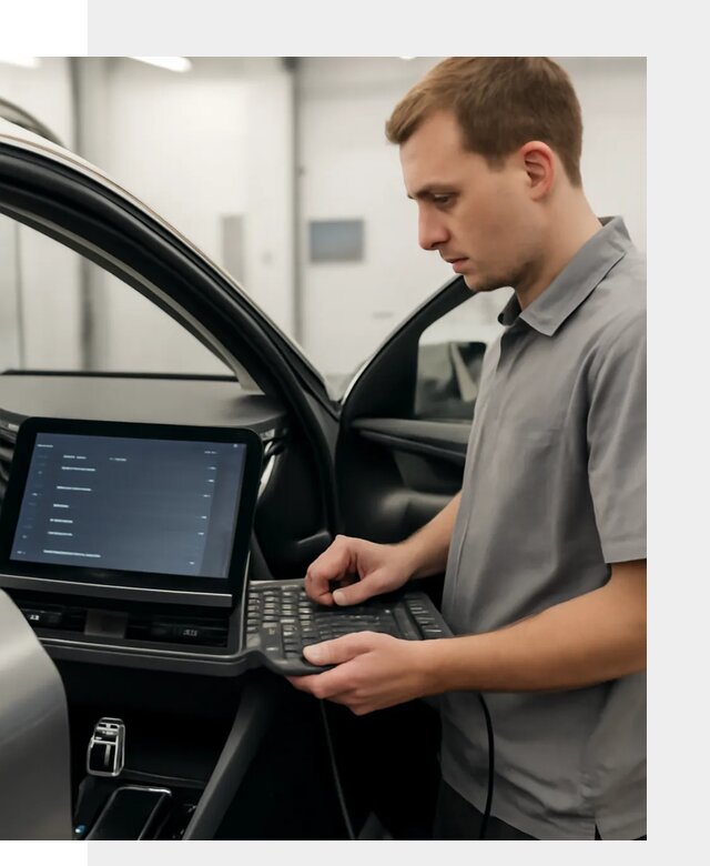 Русификация мультимедиа автомобилей Lynk Co в Махачкале